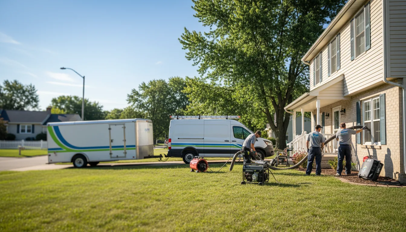 Flooded Basement Restoration And Cleanup With Repair in Calmar, IA near me